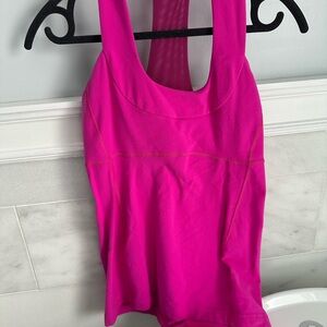 Lululemon Athletica Bright Pink Tank Top